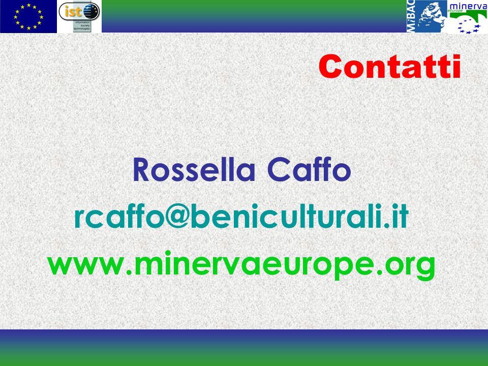 Contatti Rossella Caffo