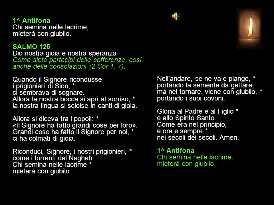 9 OTTOBRE 2013 MERCOLEDÌ - III SETTIMANA DEL SALTERIO DEL T.