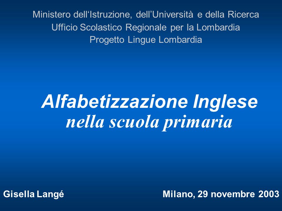 luoghi di incontro in inglese