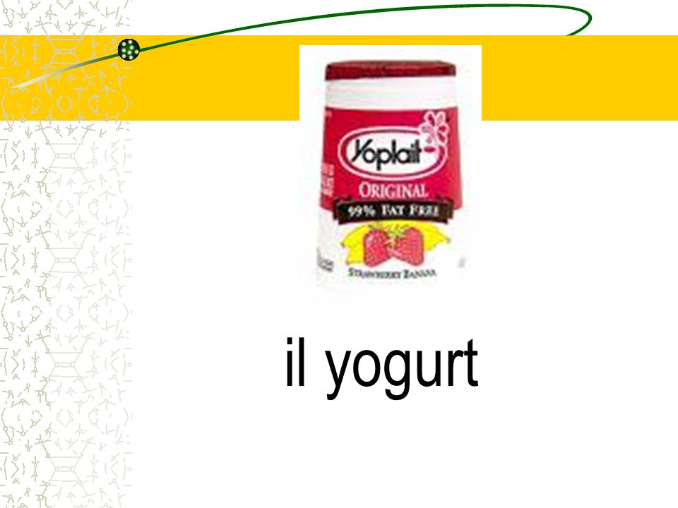il yogurt