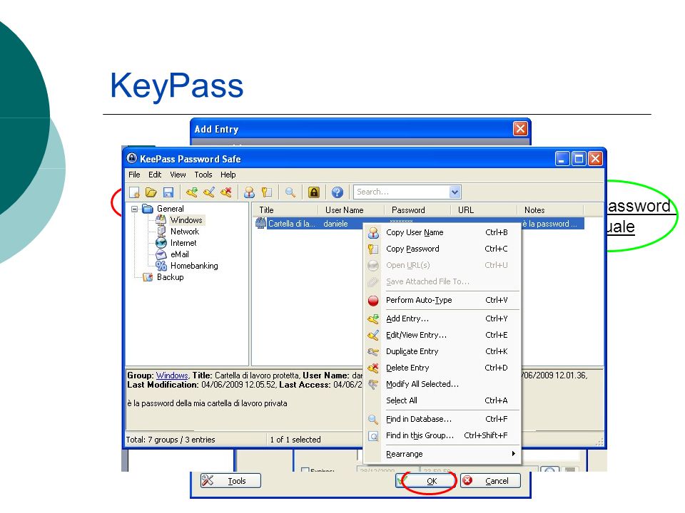 KeyPass Genera password casuale