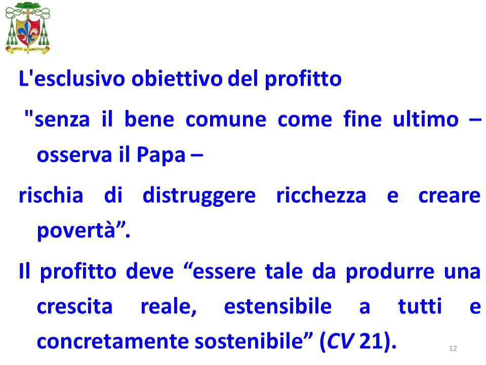 Economia E Morale Nell Enciclica Caritas In Veritate Di Benedetto