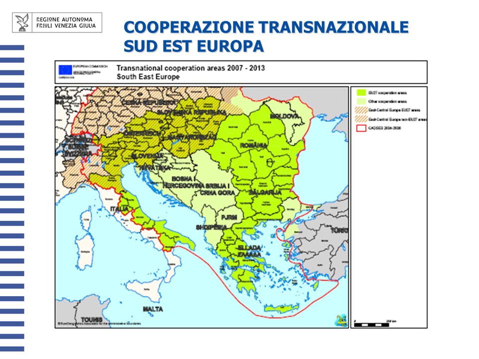 COOPERAZIONE TRANSNAZIONALE SUD EST EUROPA