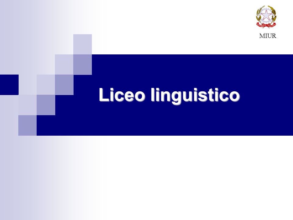 Liceo linguistico MIUR