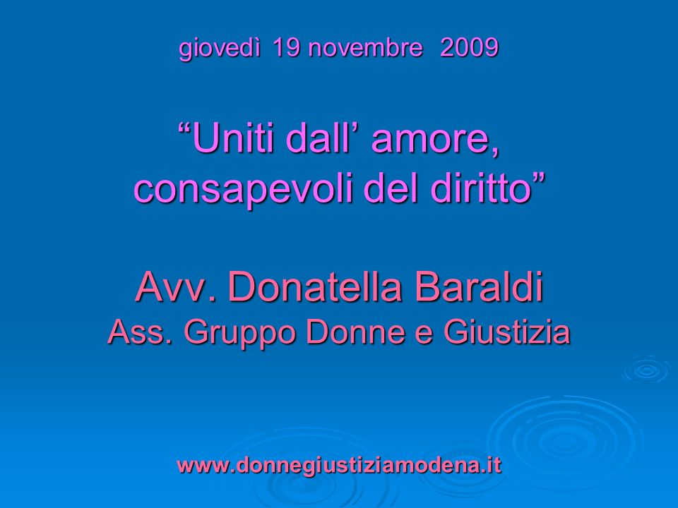 donne e amore