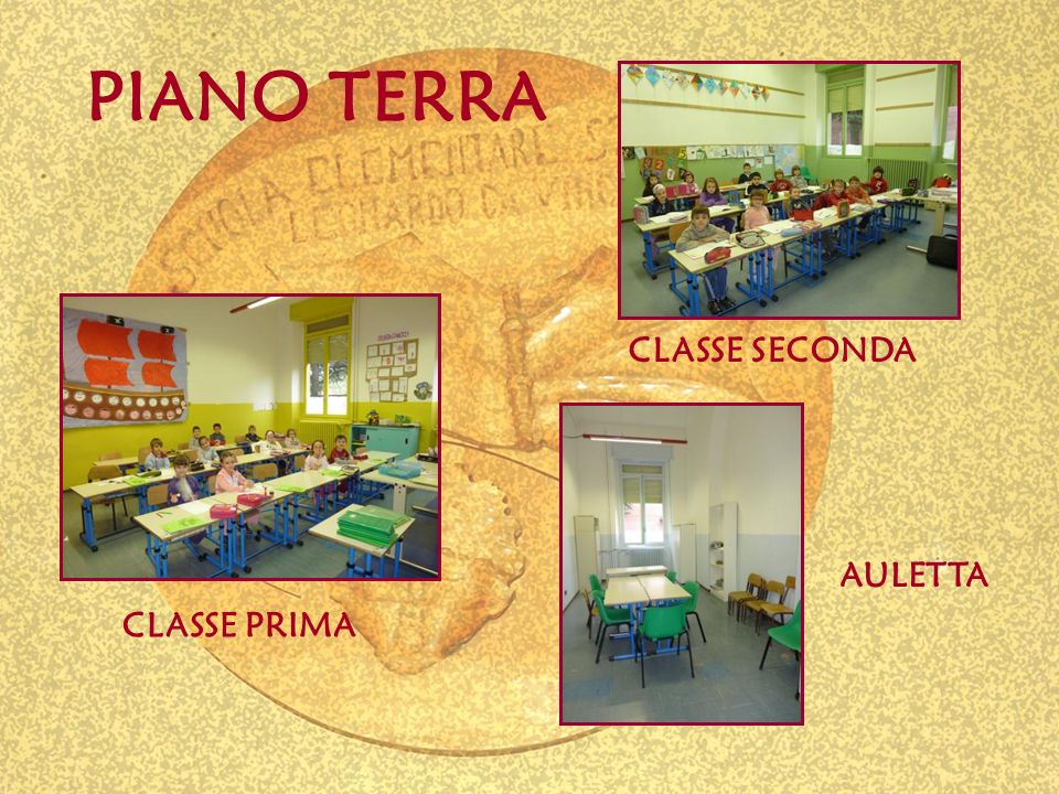 AULETTA CLASSE PRIMA CLASSE SECONDA PIANO TERRA