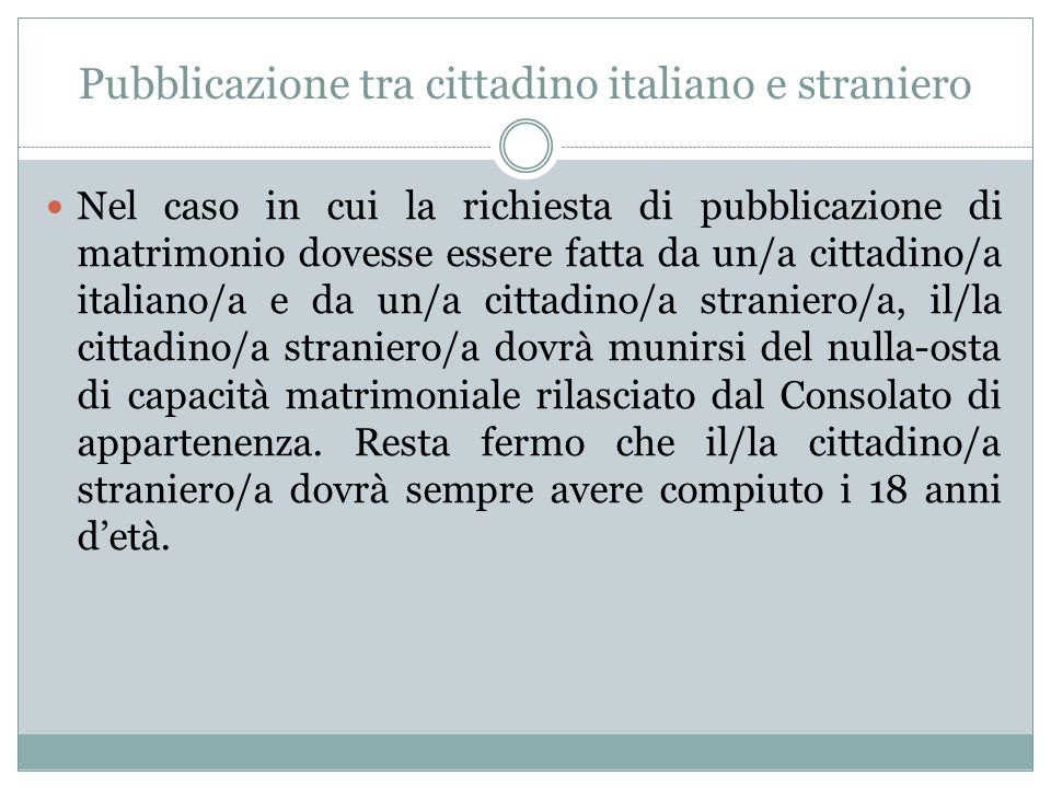 pubblicazioni matrimonio validita