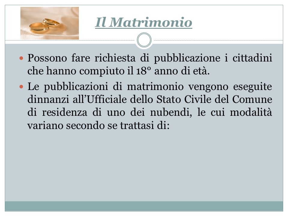 pubblicazioni matrimonio civile