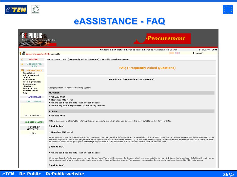 26\5 eASSISTANCE - FAQ eTEN – Re-Public – RePublic website
