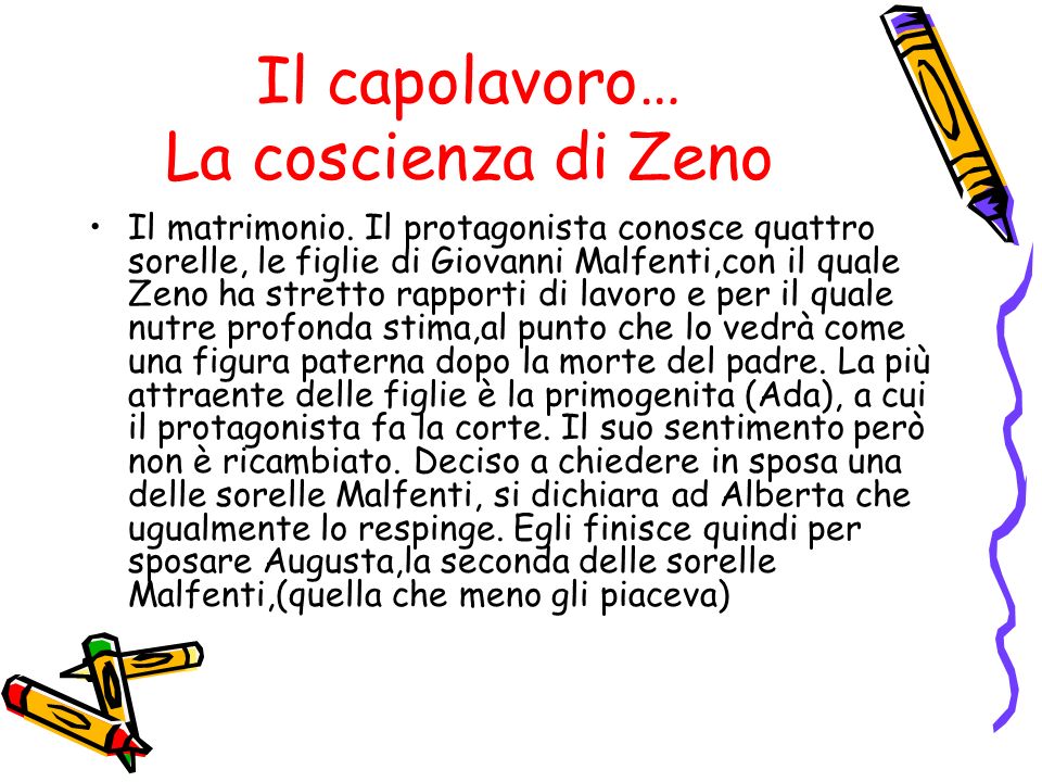 riassunto dettagliato storia matrimonio coscienza zeno