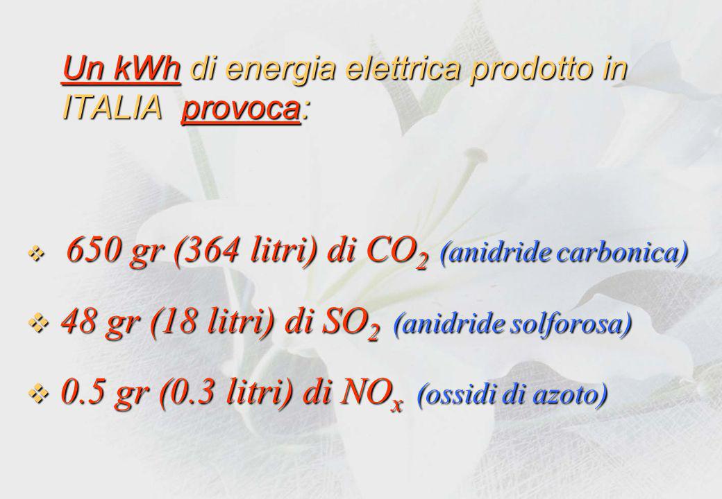 Ecco come si produce lenergia elettrica in ITALIA: Olio combustibile:55% Olio combustibile: 55% Gas naturali: 30% Gas naturali: 30% Carbone:10% Carbone: 10% Rinnovabili:5% Rinnovabili: 5%
