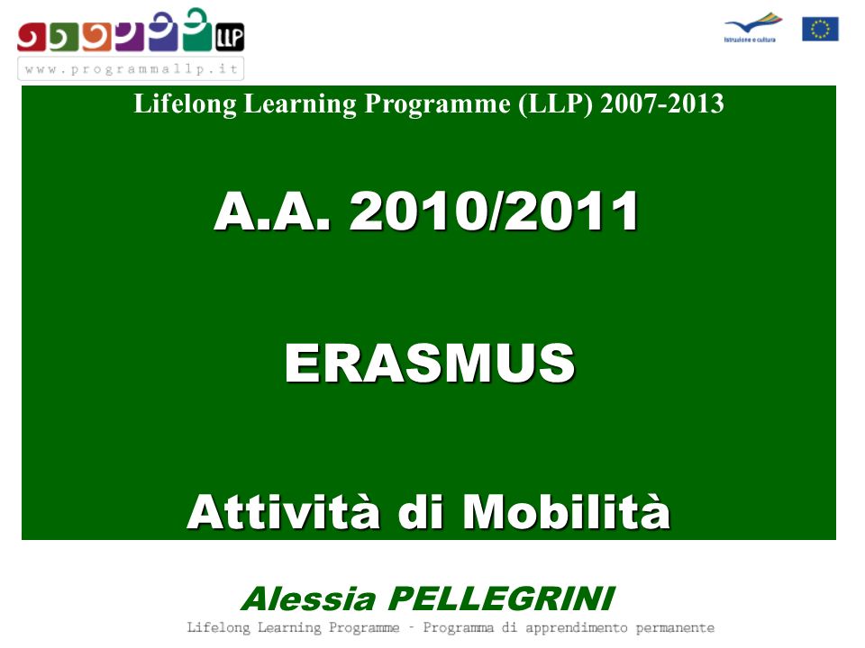 Lifelong Learning Programme (LLP) A.A.