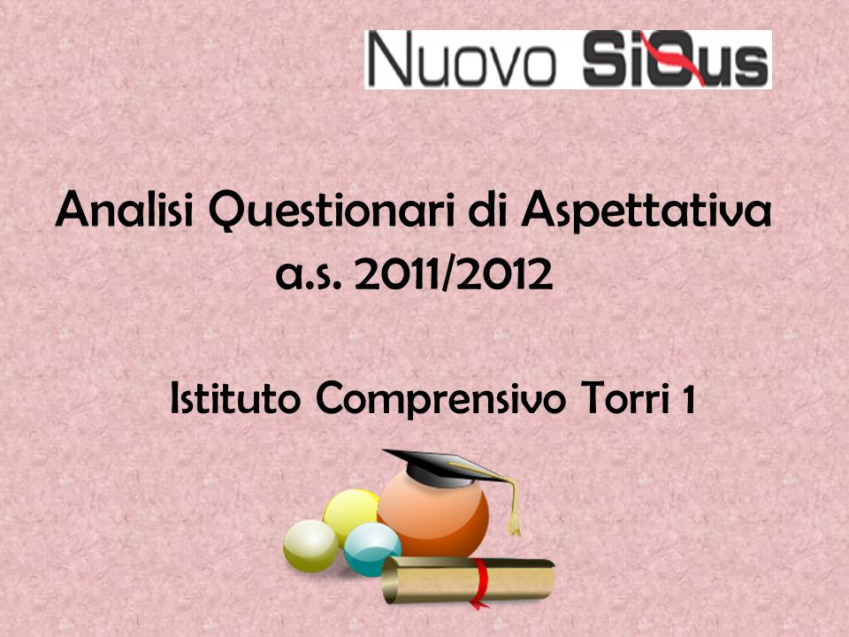 Analisi Questionari di Aspettativa a.s. 2011/2012 Istituto Comprensivo Torri 1