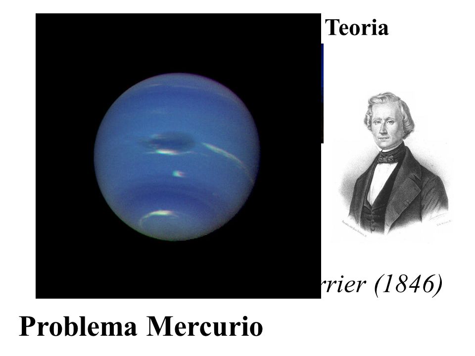 Johann Gottfried Galle Urbain Le Verrier (1846) Problema Mercurio Potenza della Teoria