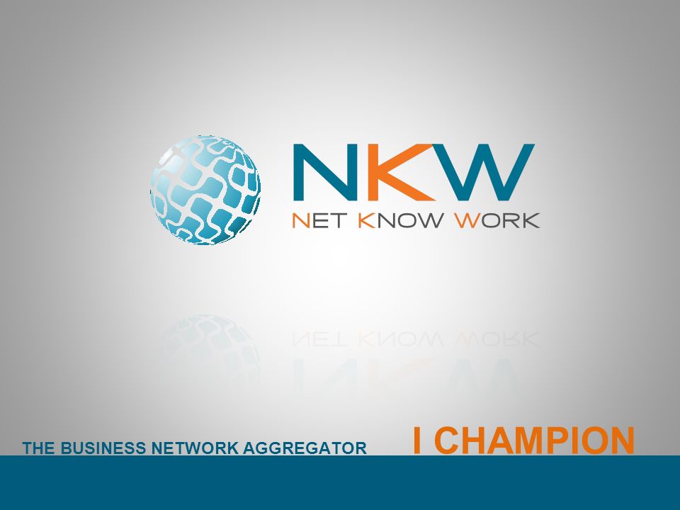 THE BUSINESS NETWORK AGGREGATOR I CHAMPION