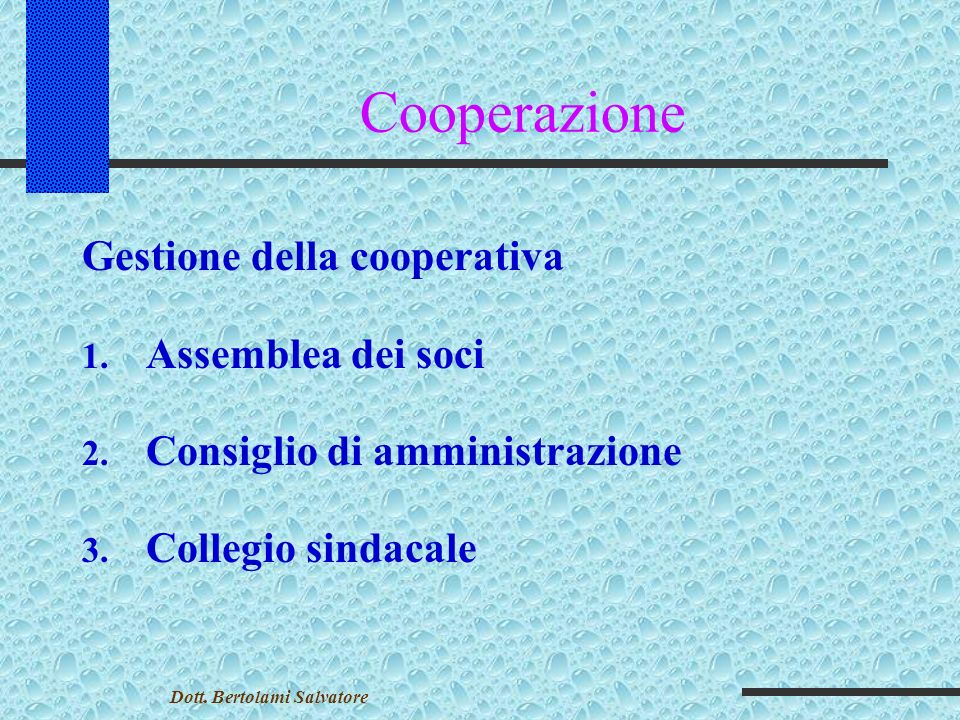 Cooperazione Quote di partecipazione (art.