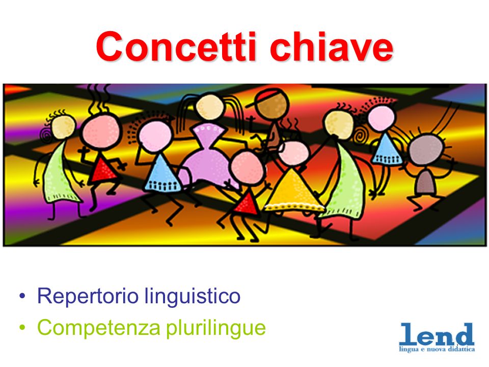 11 Concetti chiave Repertorio linguistico Competenza plurilingue