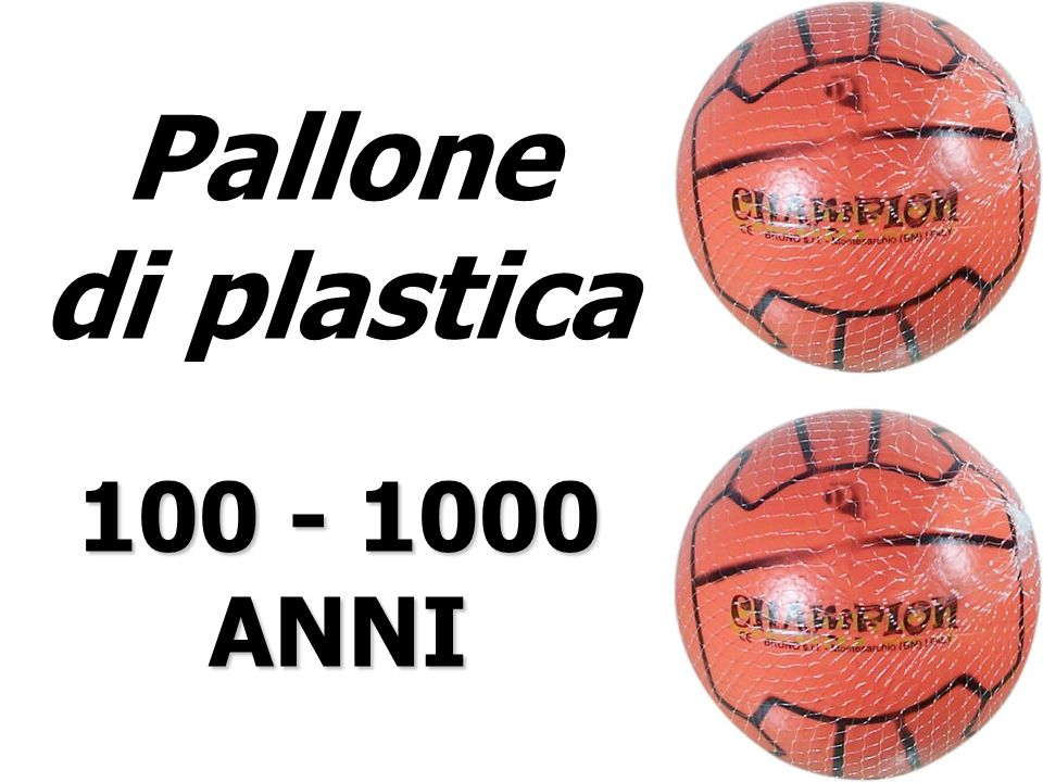 Pallone di plastica ANNI