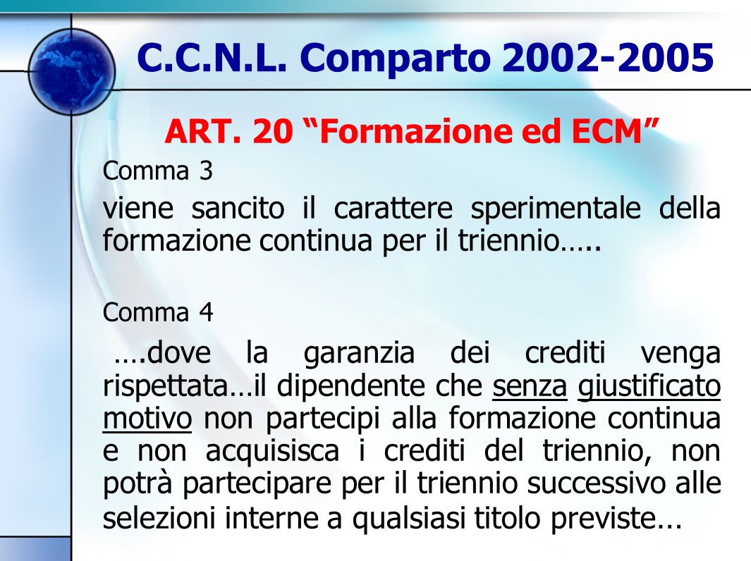 C.C.N.L. Comparto ART.