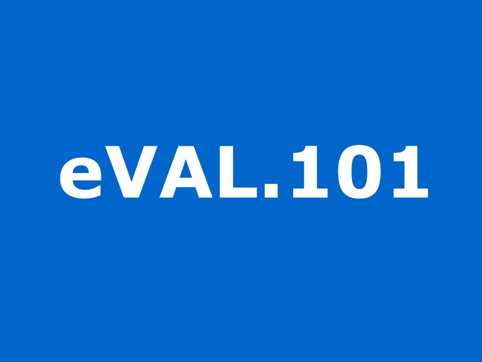 eVAL.101
