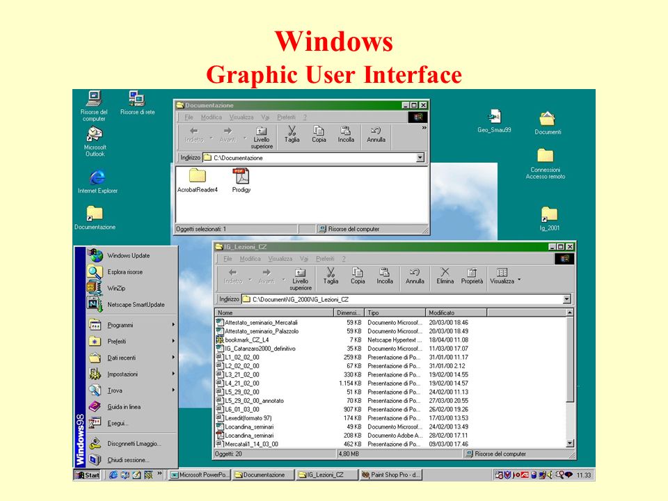 Windows Graphic User Interface