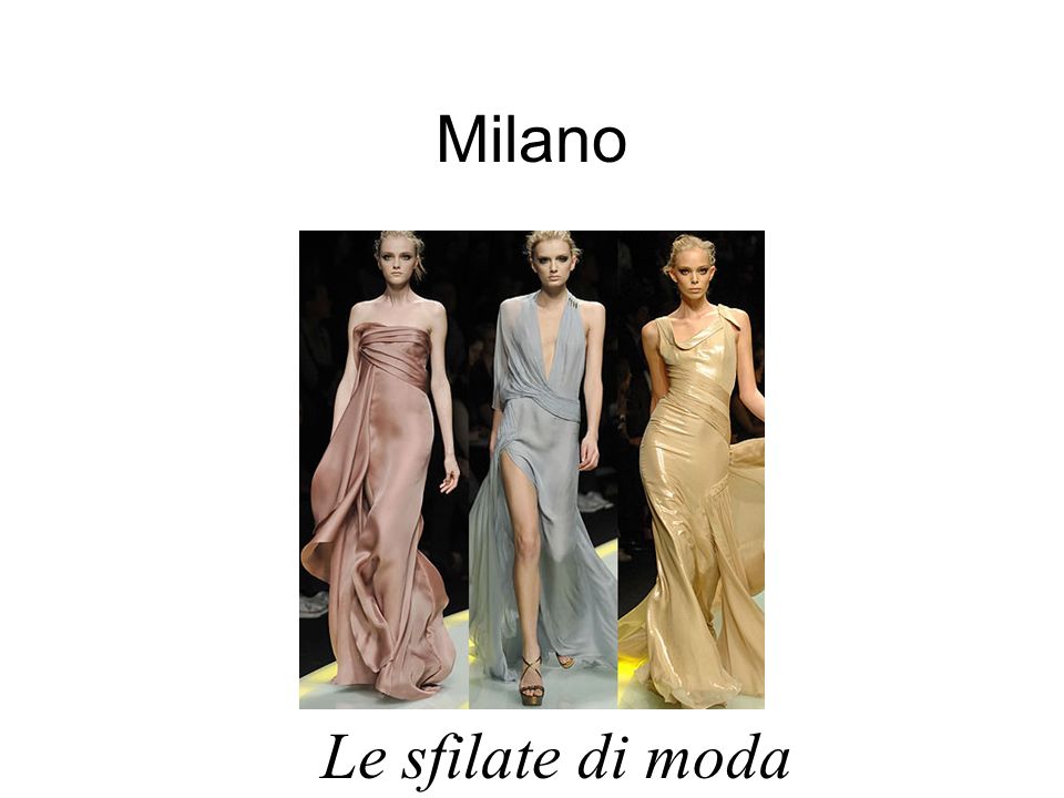 Milano Le sfilate di moda