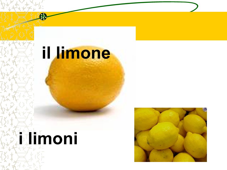 il limone i limoni