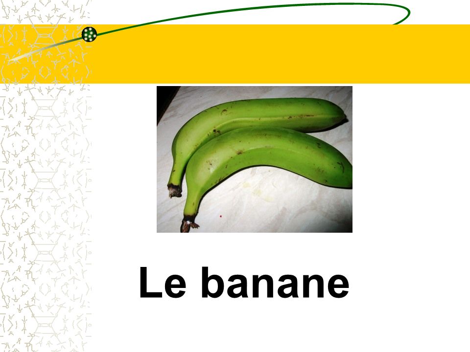 Le banane