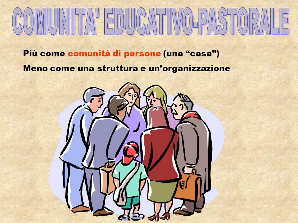 PASTORALE GIOVANILE COMUNITARIA INTEGRALE Comunità educativo- pastorale Stilo di animazione Mentalità progettuale Proposta pastorale integrale