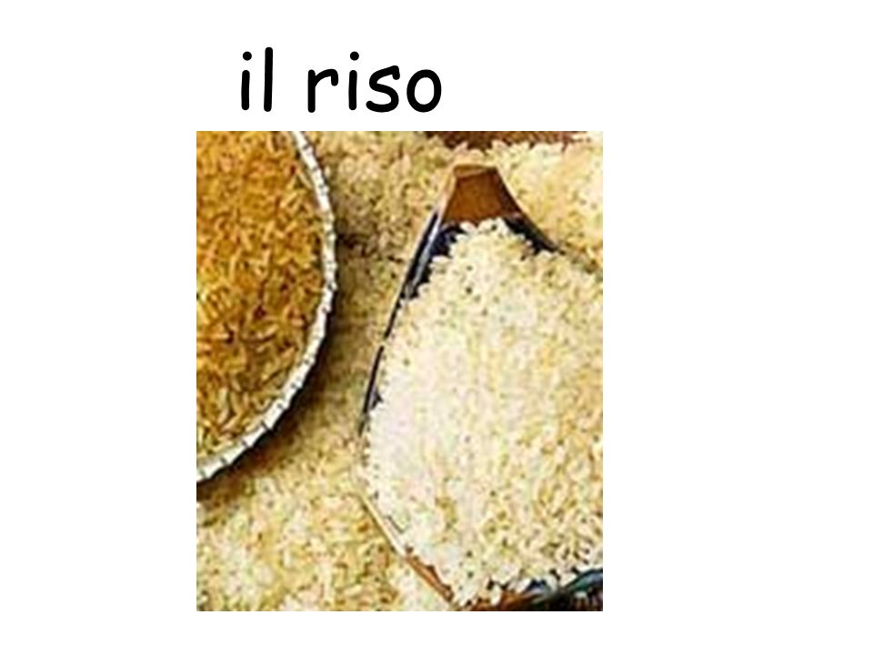 il riso