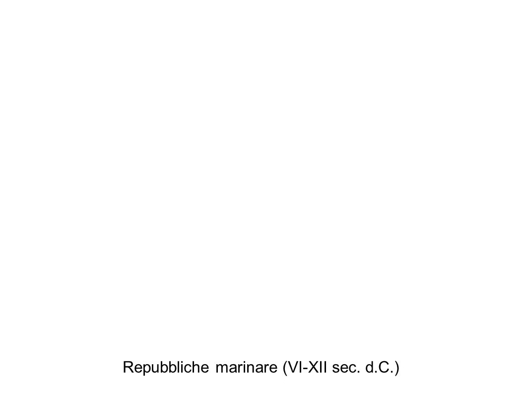 Repubbliche marinare (VI-XII sec. d.C.)