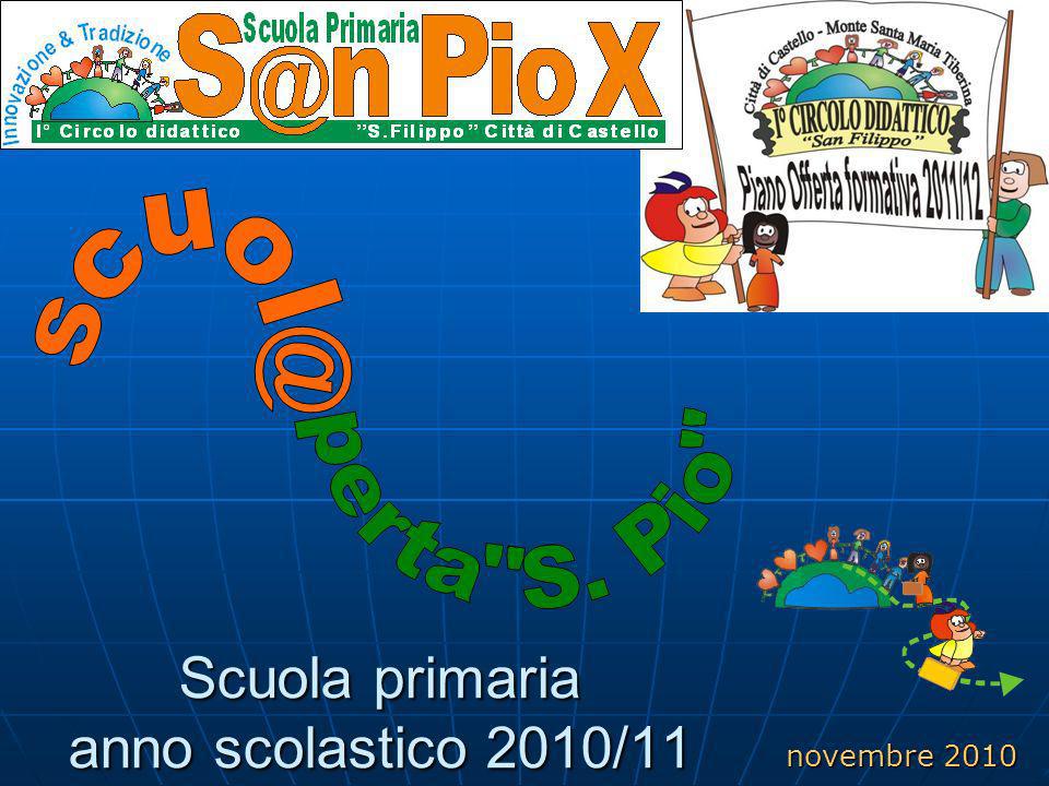 Scuola primaria anno scolastico 2010/11 novembre 2010