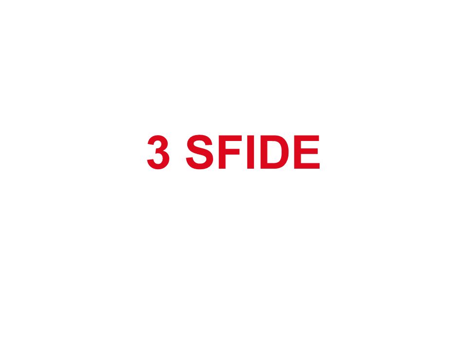 3 SFIDE