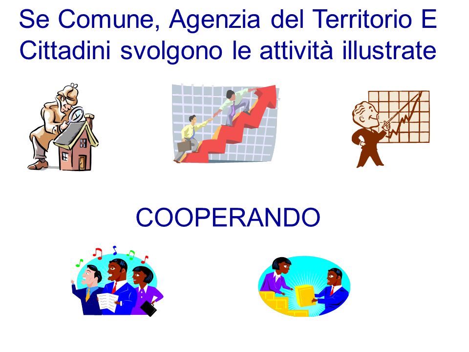 Se Comune, Agenzia del Territorio E Cittadini svolgono le attività illustrate COOPERANDO