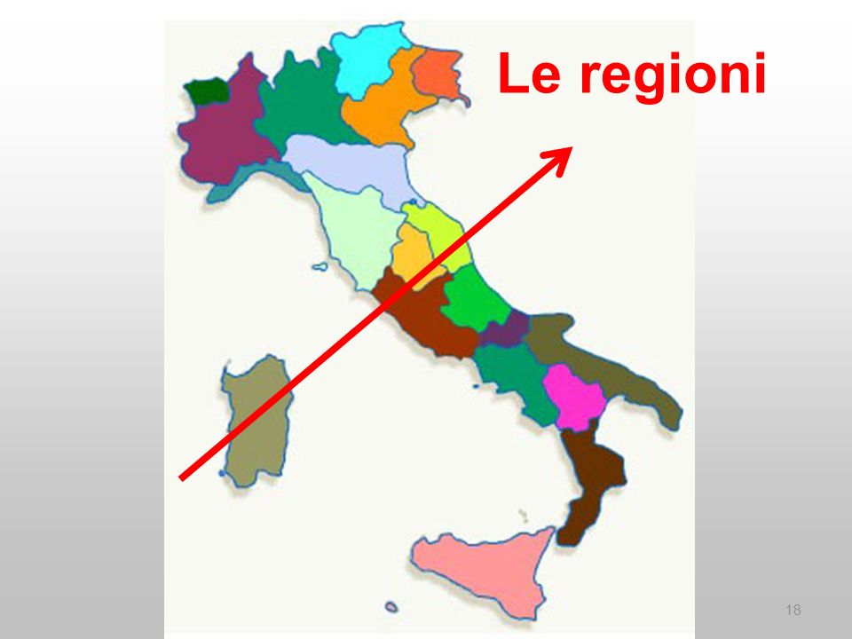 Le regioni 18