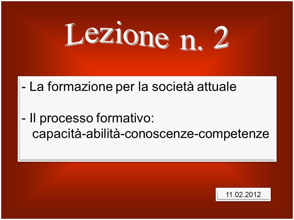Prof. Mario Malizia Anno accademico 2011/2012 Lezione n. 2