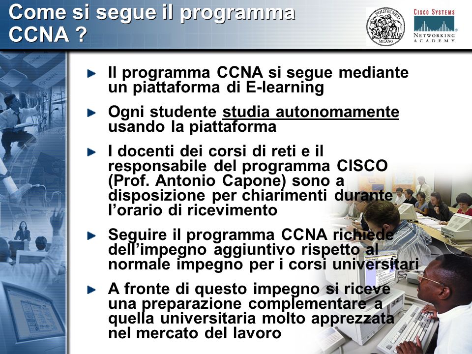 10 Come si segue il programma CCNA .