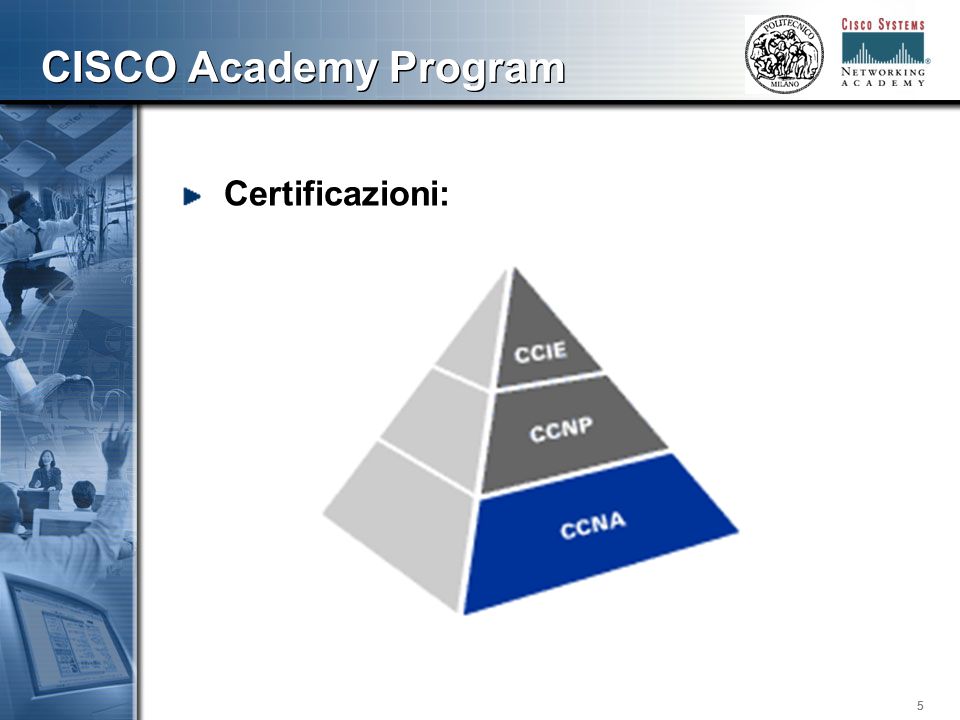 555 CISCO Academy Program Certificazioni: