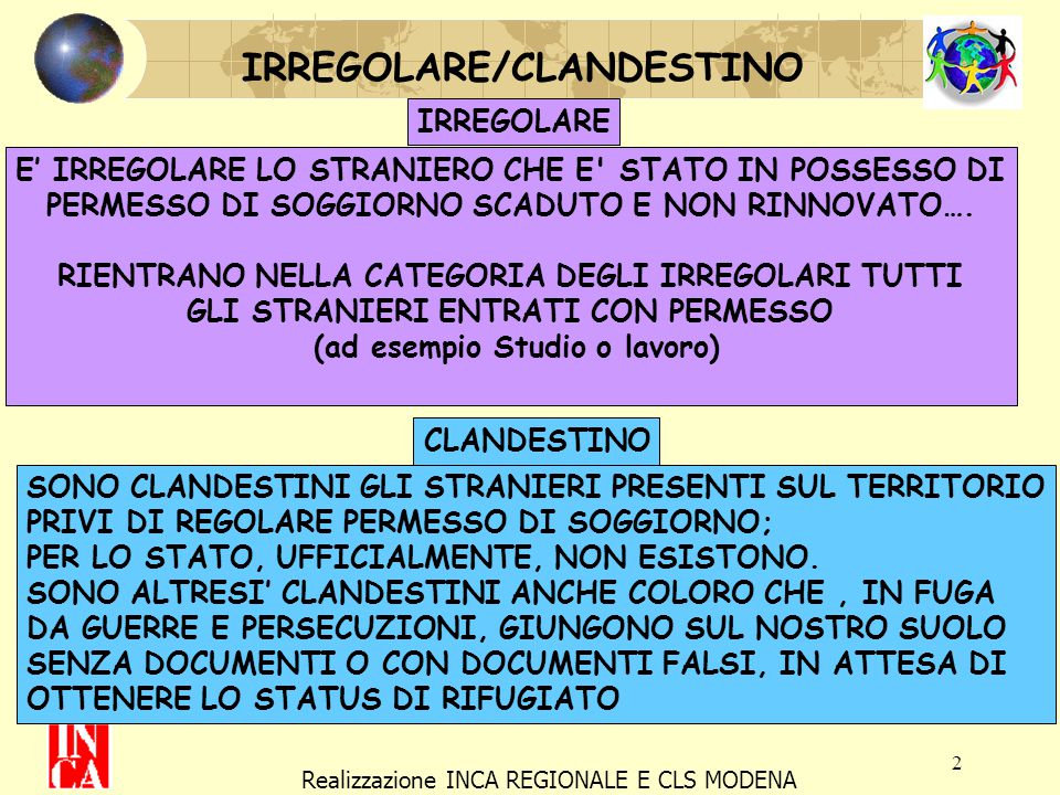 1 a cura del centro lavoratori stranieri cgil modena corso cgil le ... Permesso di soggiorno per stranieri