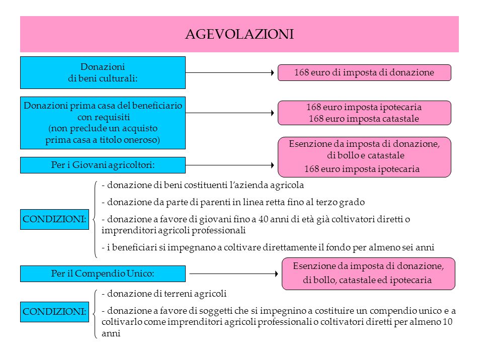 Imposta di donazione limposta colpisce le attribuzioni ai singoli ... Imposte donazione prima casa