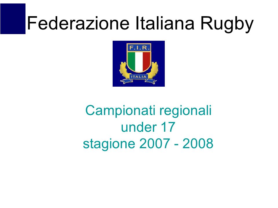 Campionati regionali under 17 stagione Federazione Italiana Rugby