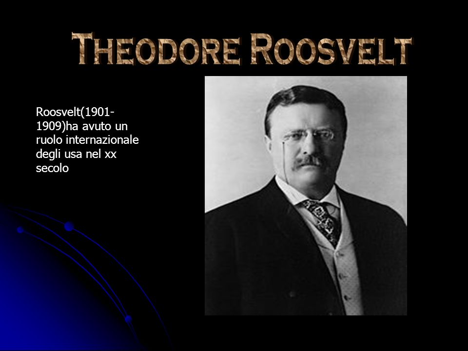 Roosvelt( )ha avuto un ruolo internazionale degli usa nel xx secolo
