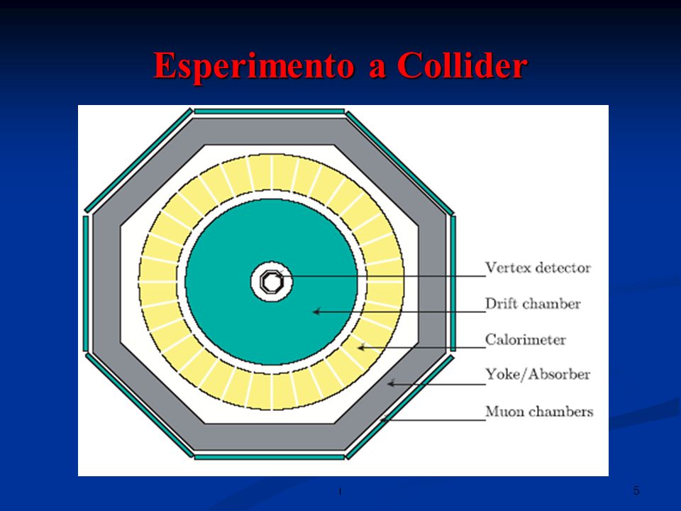 5i Esperimento a Collider