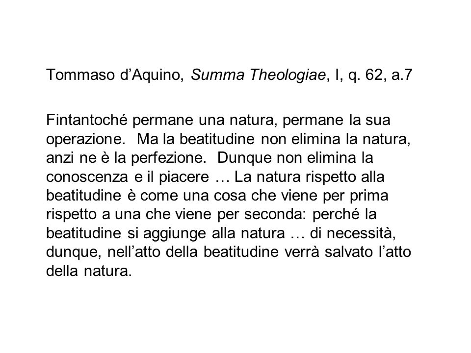 Tommaso dAquino, Summa Theologiae, I, q.