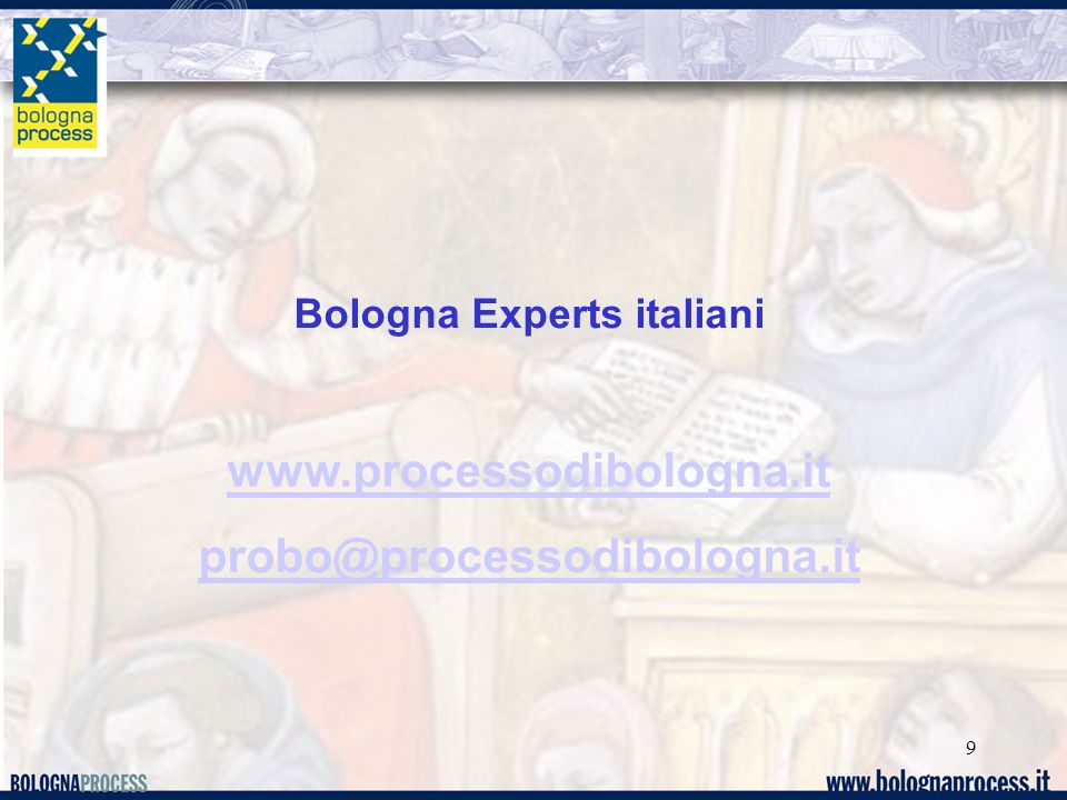 9 Bologna Experts italiani