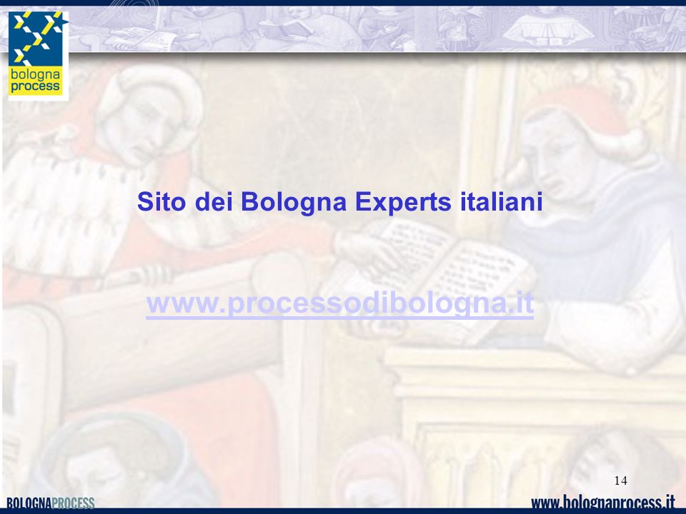 14 Sito dei Bologna Experts italiani