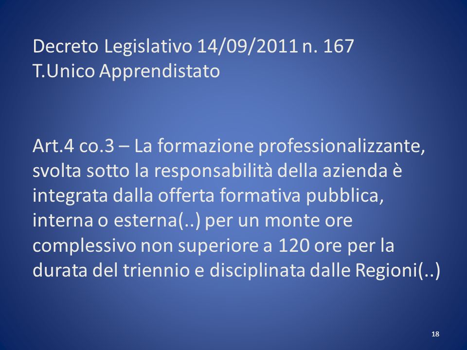 Decreto Legislativo 14/09/2011 n.