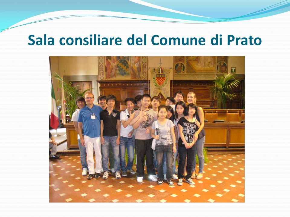 Sala consiliare del Comune di Prato