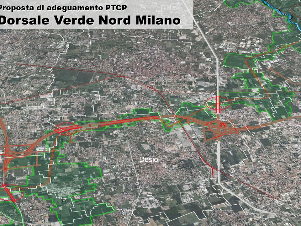 Desio Proposta di adeguamento PTCP Dorsale Verde Nord Milano