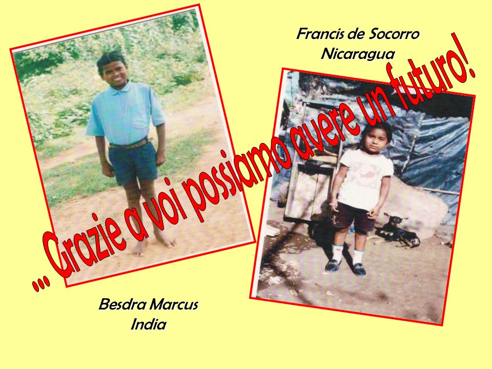 Francis de Socorro Nicaragua Besdra Marcus India